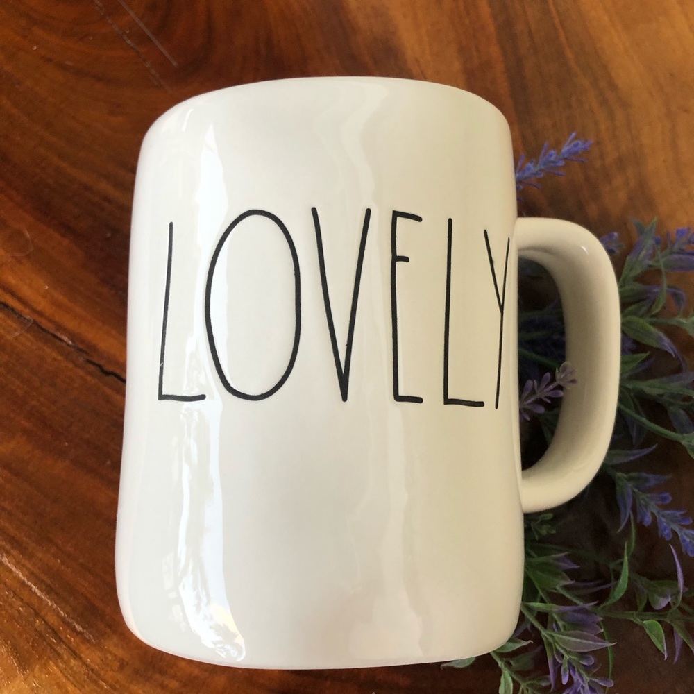Rae Dunn “LOVELY” mug